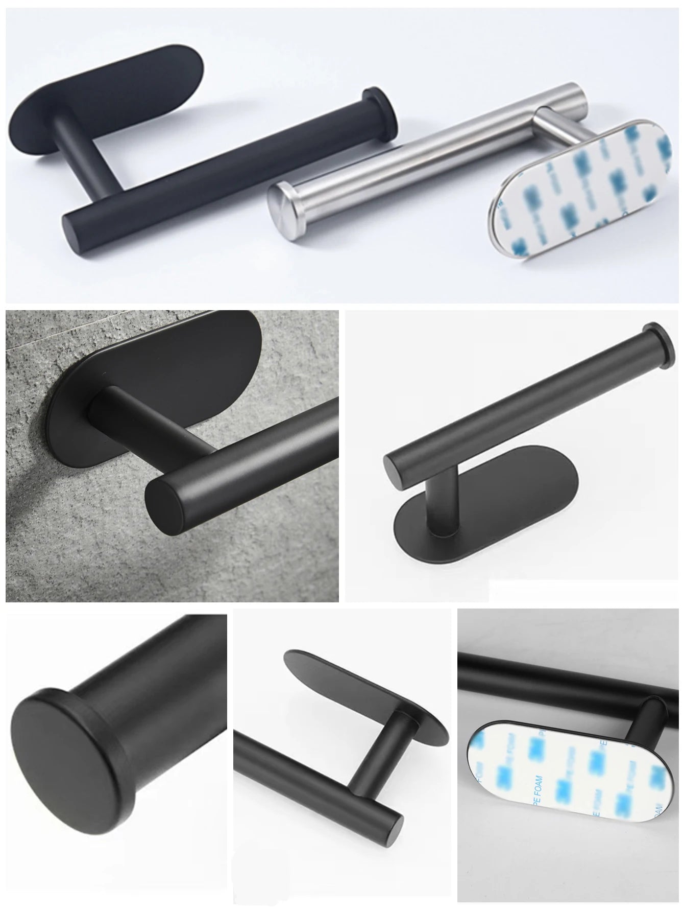 1~2PCS Toilet Paper Rack Bathroom Paper Towel Holder