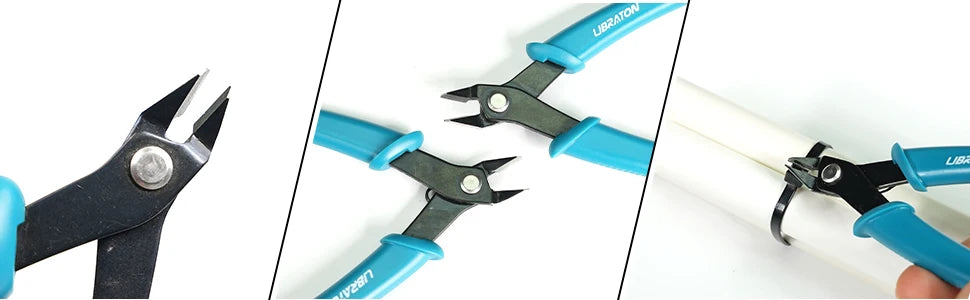 LIBRATON Micro Wire Cutter Precision Electronics Flush Cutter and Side Cutting