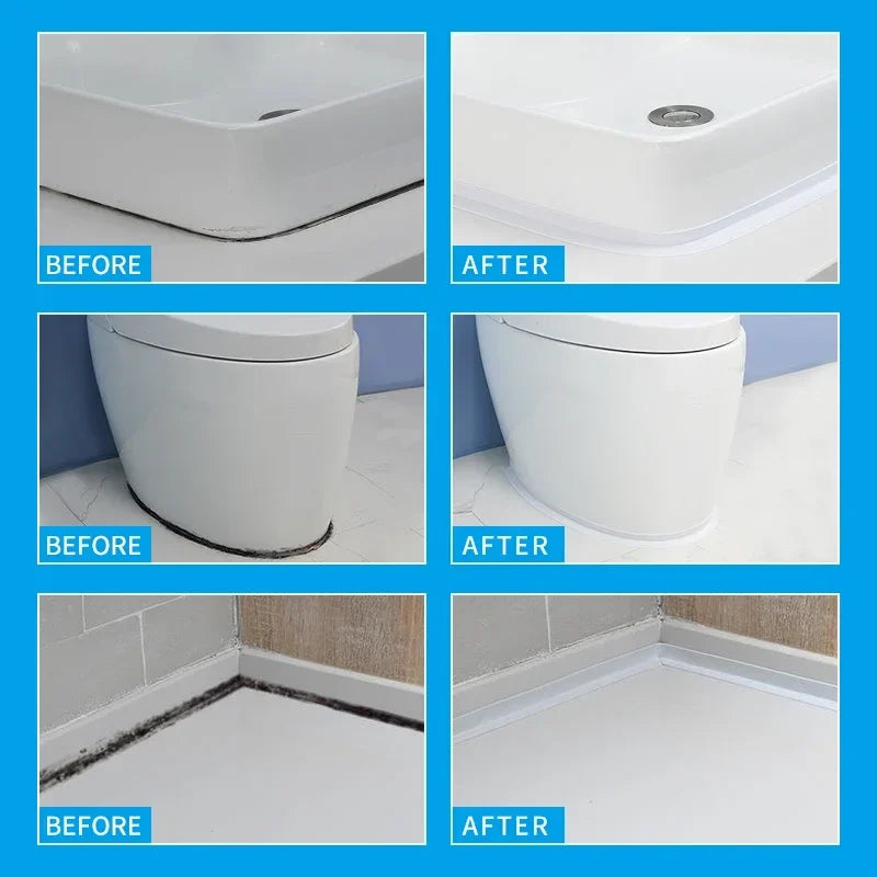 2.2x3.2mPVC Sealing Strip Tape For Bathroom Bath Toilet Kitchen