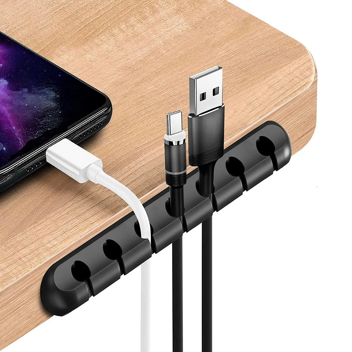 Silicone USB Cable Winder Desktop