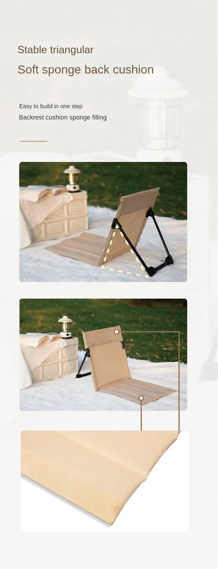 Outdoor Camping Lightweight Comfortable Folding Chair Park
