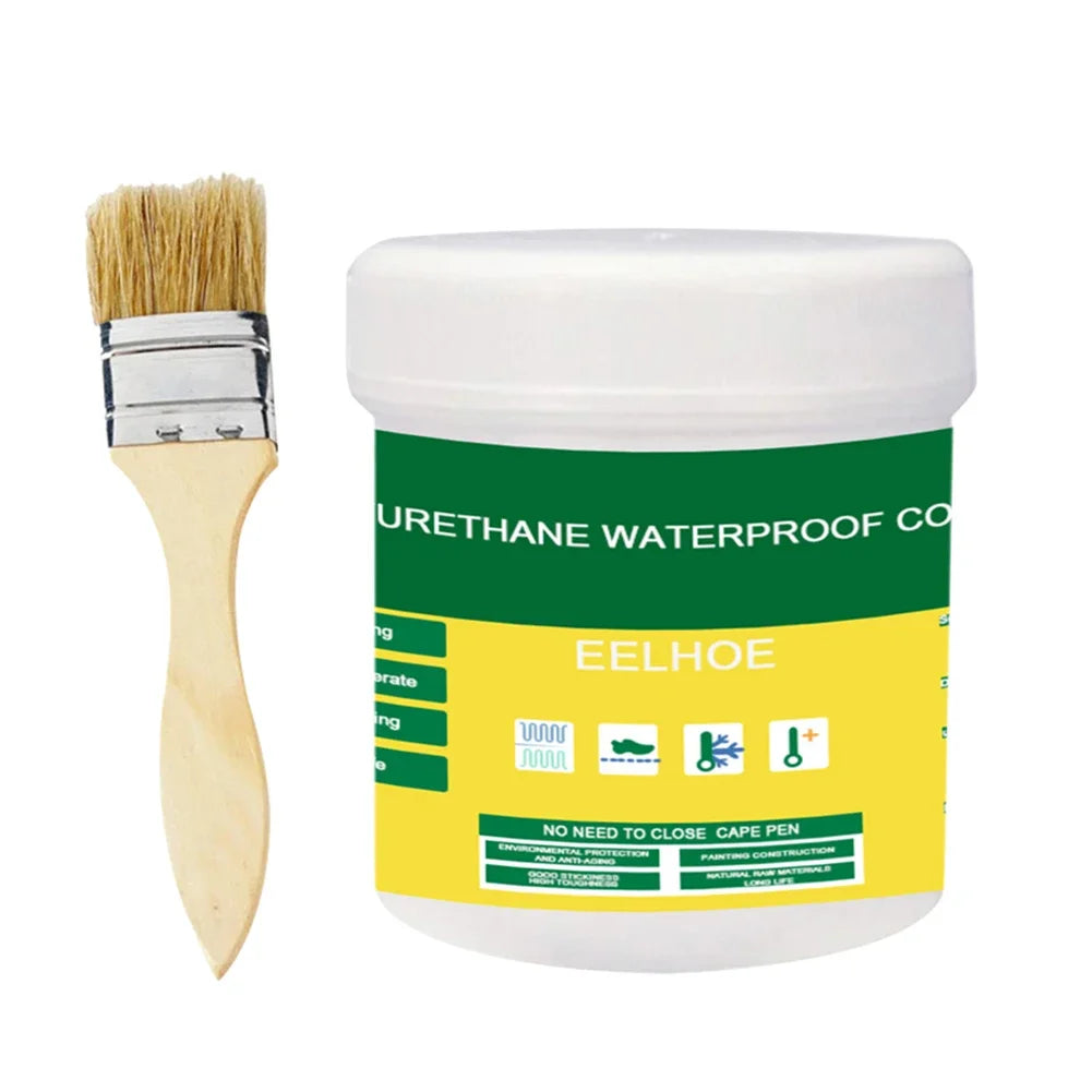 1/2/3Pcs Waterproof Coating Sealant Agent Transparent Invisible Paste Glue With Brush Restore Adhesive Roof Bathroom 30/100/300g