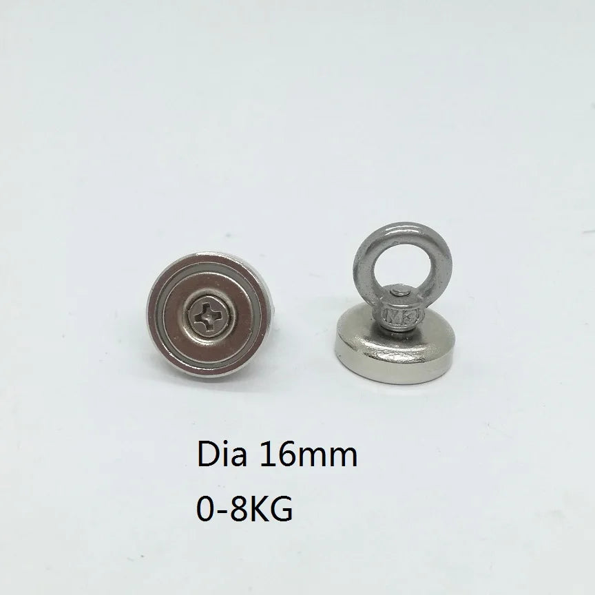 N42 Strong Neodymium Salvage Magnet Dia 16mm-60mm