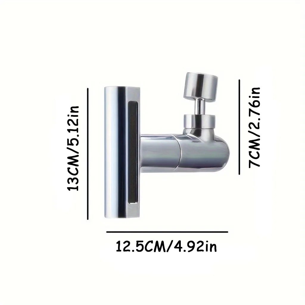 1 Piece 4 in 1 Kitchen Sink Faucet with Universal Swivel Shower Head,