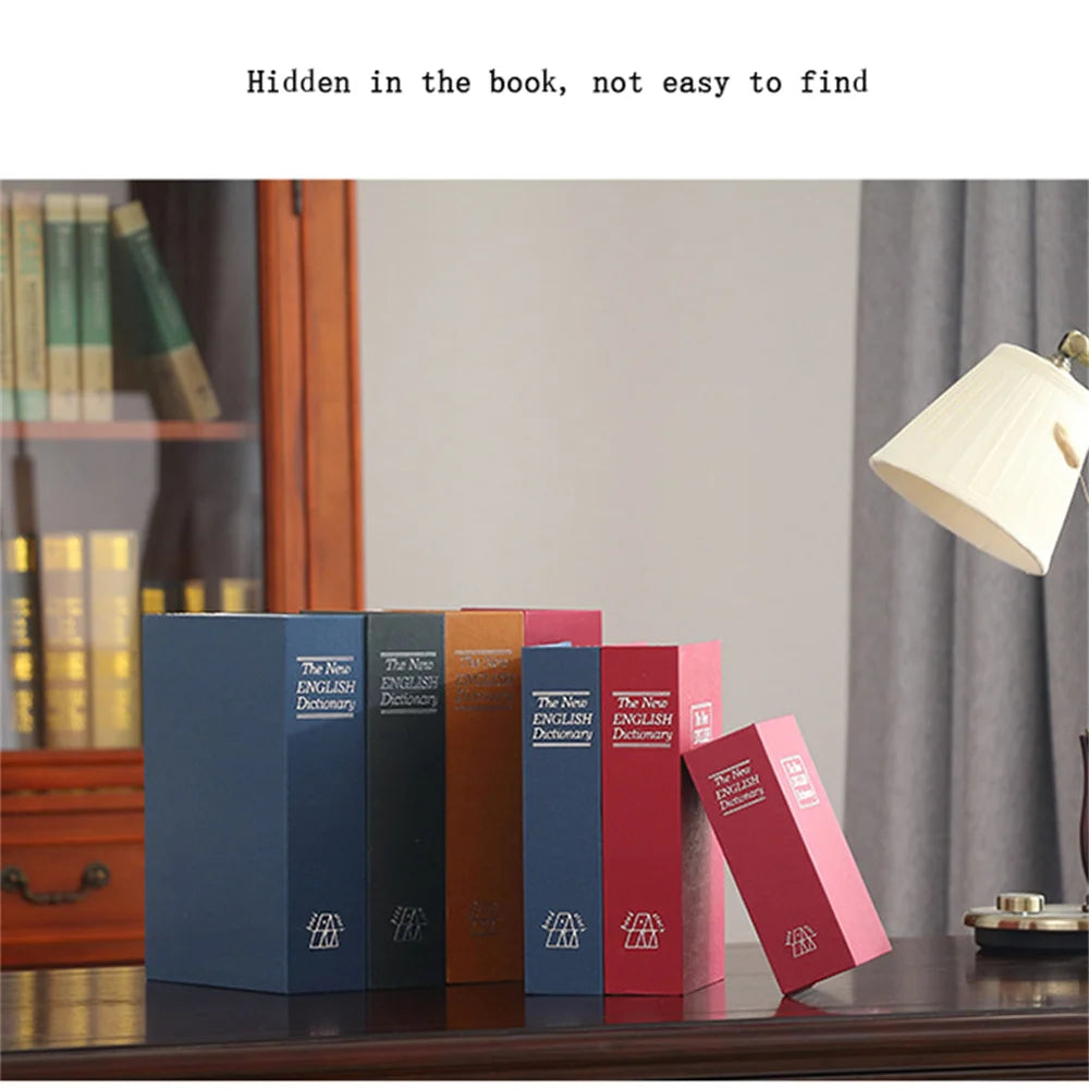 Mini Book Dictionary Safe Security Key Box