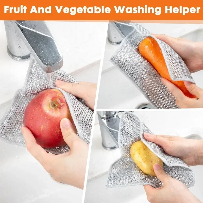 Wholesale Metal Steel Wire Rags Cloth Home Kitchen