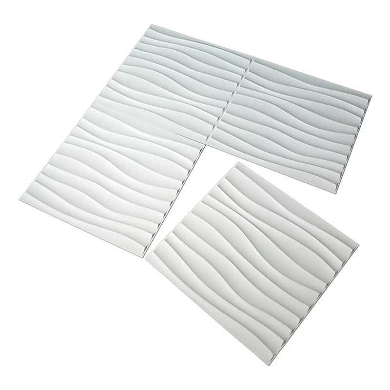 30cm Decorative 3D Wall Panel wave Diamond Design