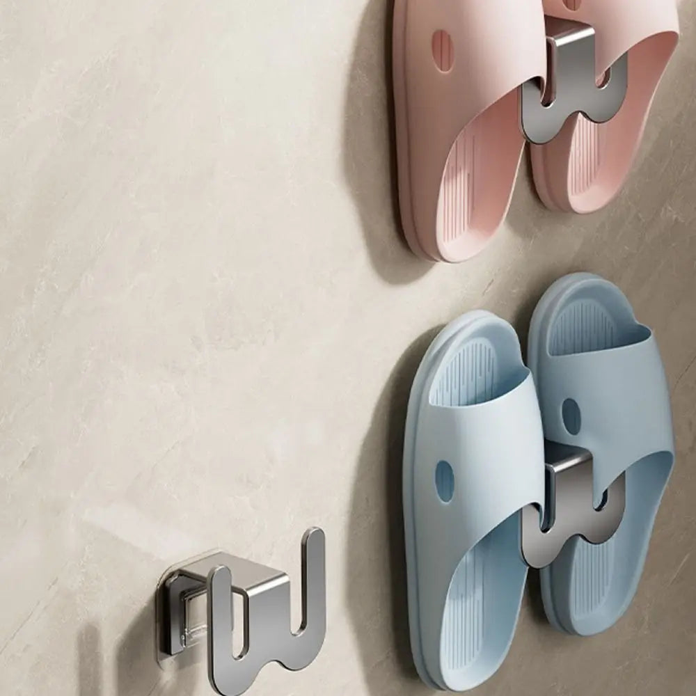 Bathroom Slipper Rack Slippers Hanging Shelf Storage Organizer