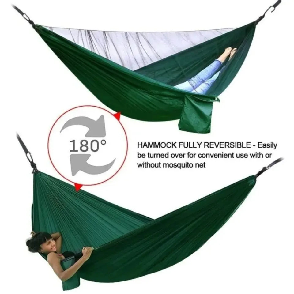 Outdoor Camping Hammock With Mosquito 250x120cm