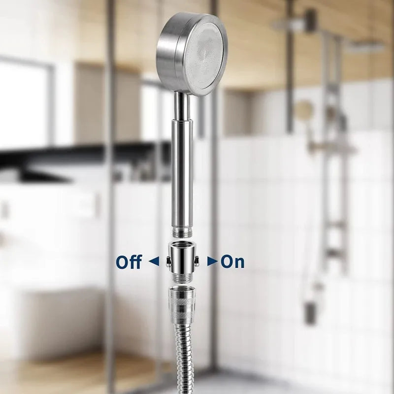 ABS Shower Head Arm Diverter Valve Bidet Sprayer Water Separator Adapter Flow Regulator Stop Switch Bathroom Accessories