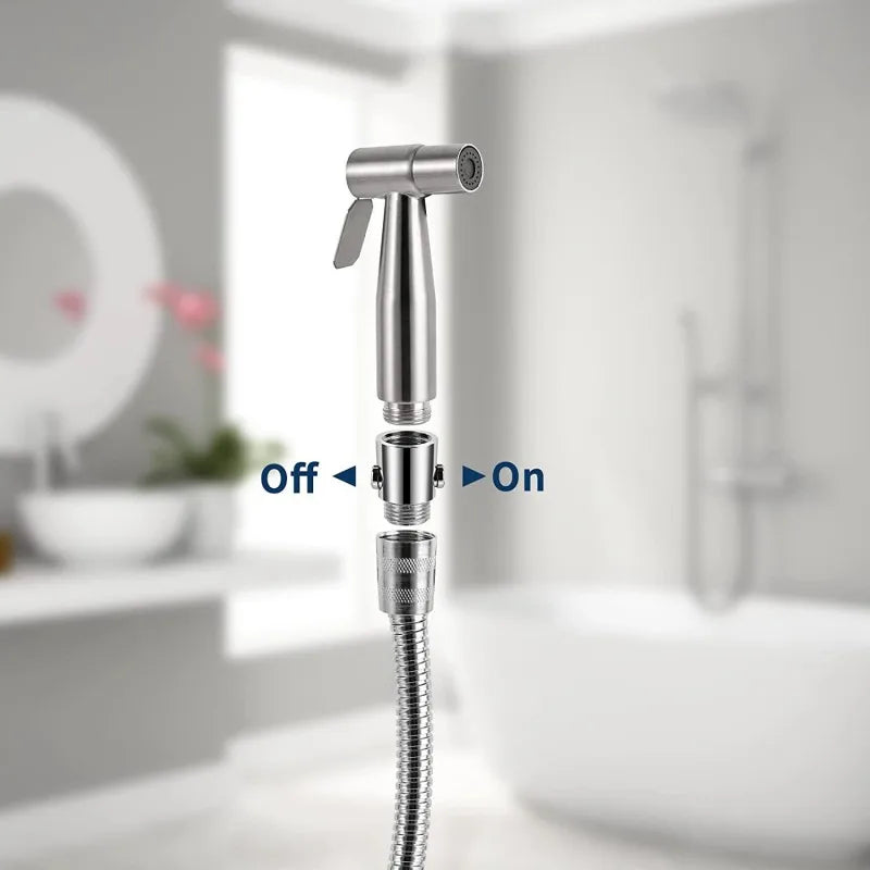 ABS Shower Head Arm Diverter Valve Bidet Sprayer Water Separator Adapter Flow Regulator Stop Switch Bathroom Accessories