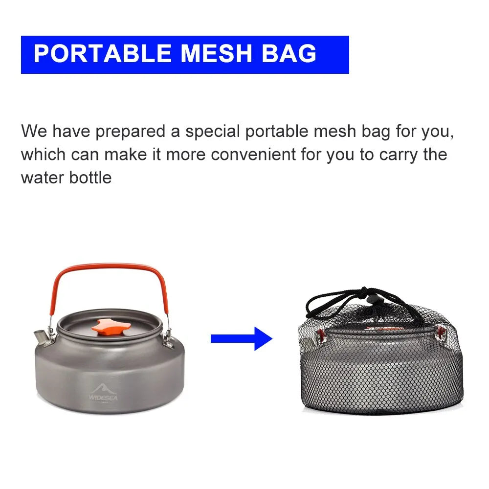 Widesea 1.1L 2L1.5L Camping Water Kettle