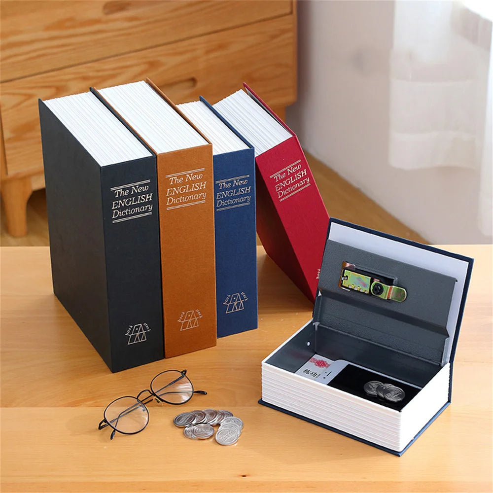 Mini Book Dictionary Safe Security Key Box