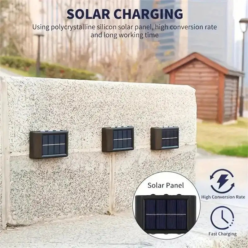 1/2pcs Solar Home Wall Lamp New Style up and down Lighting Atmosphere Wall L
