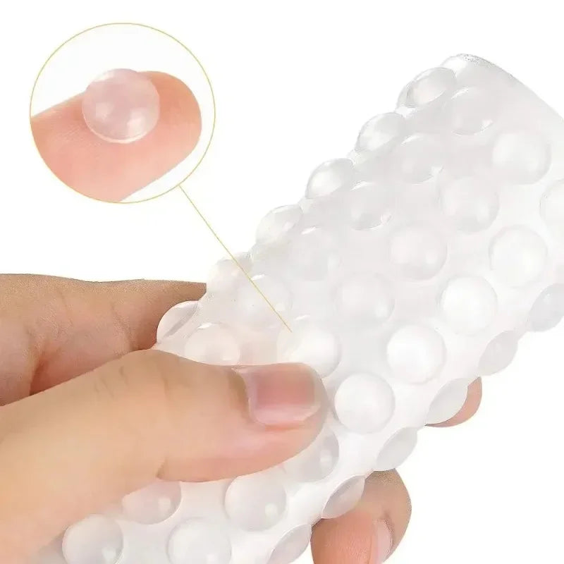 300/100pcs Self-Adhesive Clear Door Stop Rubber Damper Buffer Cabinet Bumpers Silicone Furniture Dots Cushion Protective Pads
