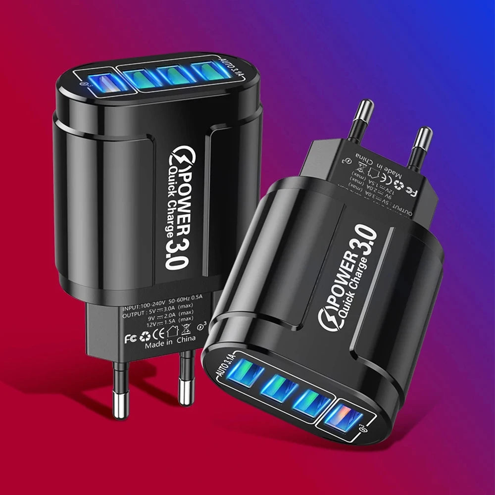 Fast Charging USB Type C Charger 4 Port