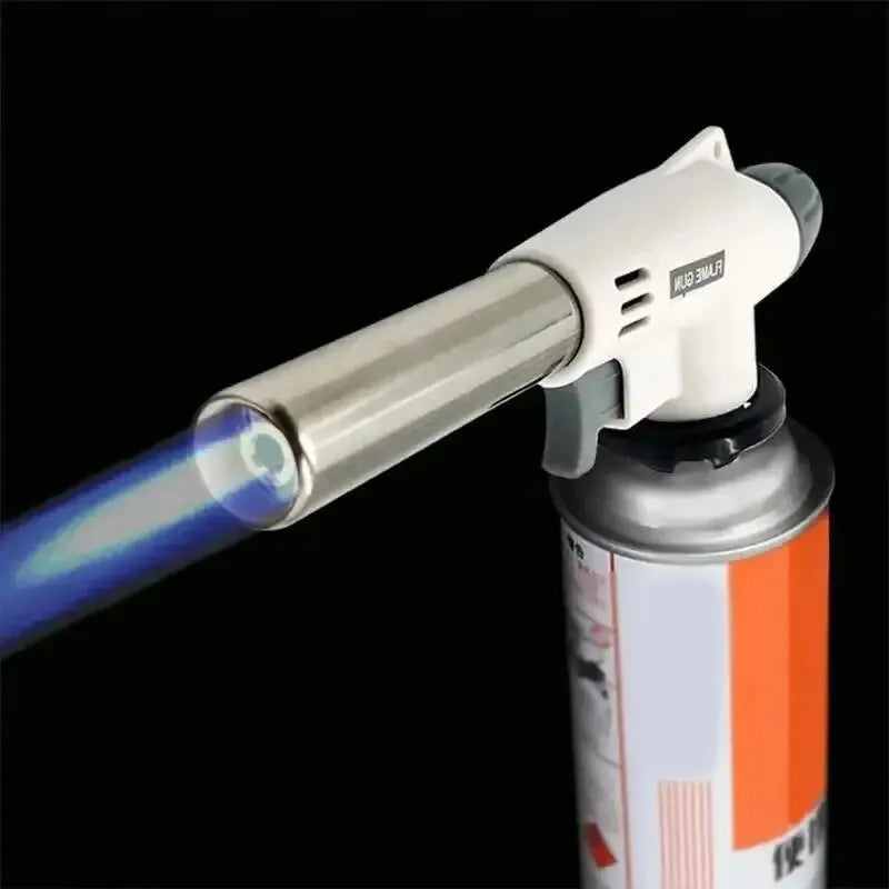 Gas Burner Flame Gas Torch Flame Gun Blow for BBQ Camping Cooking