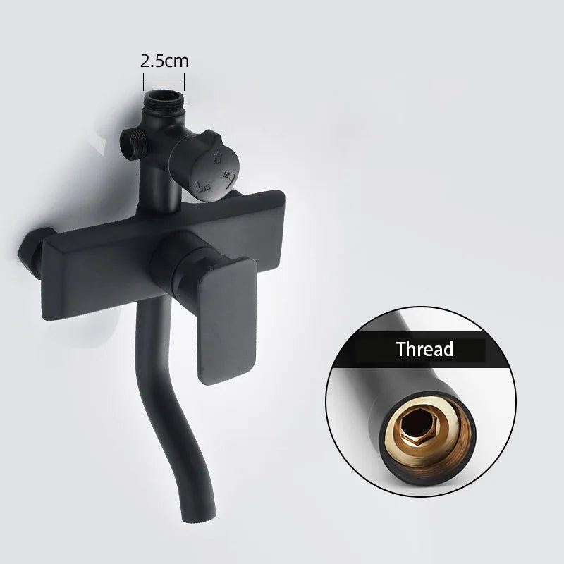 30cm Shower Extension Tube Stainless Steel Square Round Longer Shower Pipe Bathroom Shower