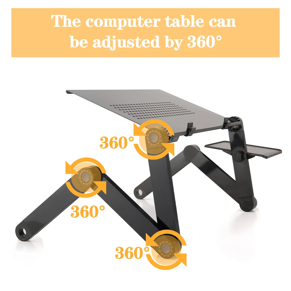 Adjustable Laptop Desk Stand Portable Aluminum Ergonomic