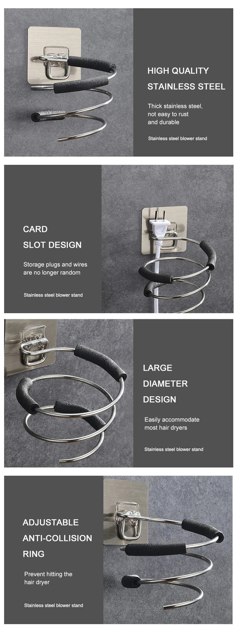 Hair Dryer Holder Blower