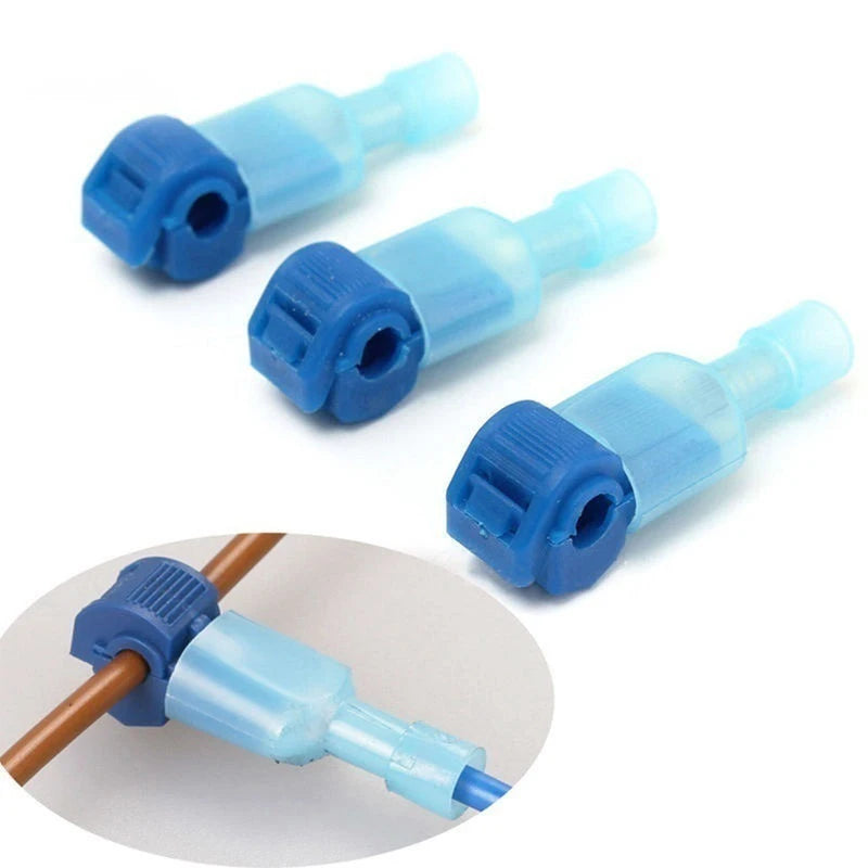 20pcs/40Pcs Quick Electrical Cable Connectors Snap Splice Lock Wire Terminals