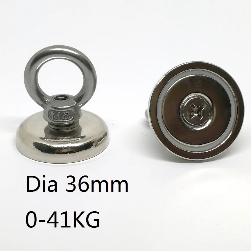 N42 Strong Neodymium Salvage Magnet Dia 16mm-60mm