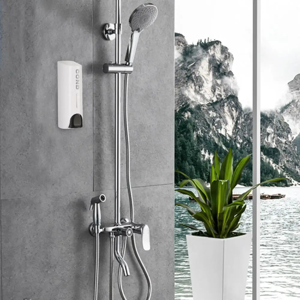 Single/Double/Triple 350ml Soap Dispenser Wall-mount Shower Bath Shampoo