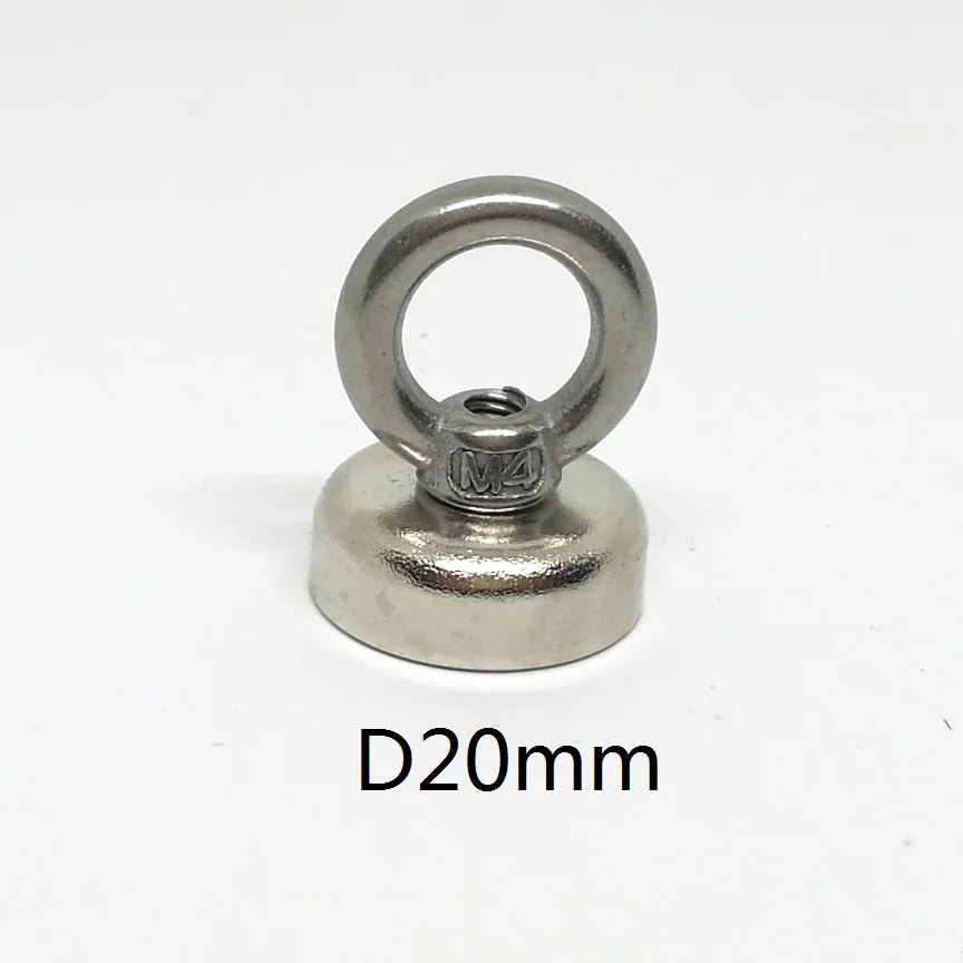 N42 Strong Neodymium Salvage Magnet Dia 16mm-60mm