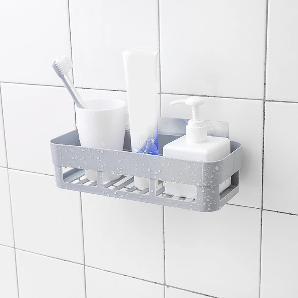 Hot Sale Adhesive Storage Rack Bathroom Accessories Corner Shower