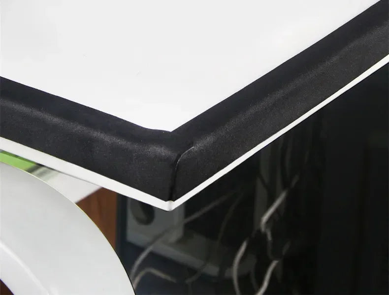 Black Rubber Sponge Door Window Seal Strip Waterproof Soundproof Self Adhesive Anti-collision Pad EVA Foam Single Sided Tape