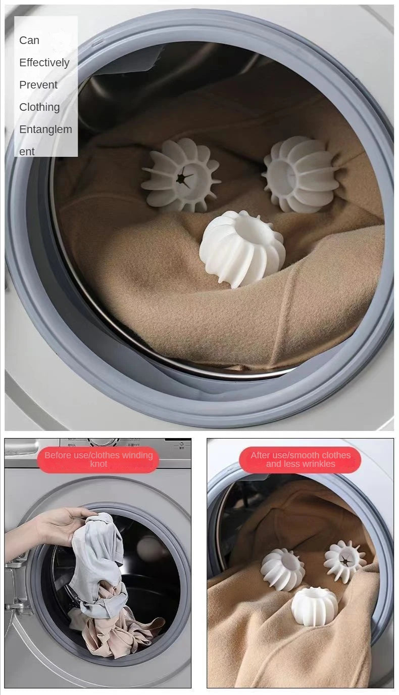 Laundry Ball Reusable Silicone Clothes Hair Cleaning Tools Pet Hair Remover .