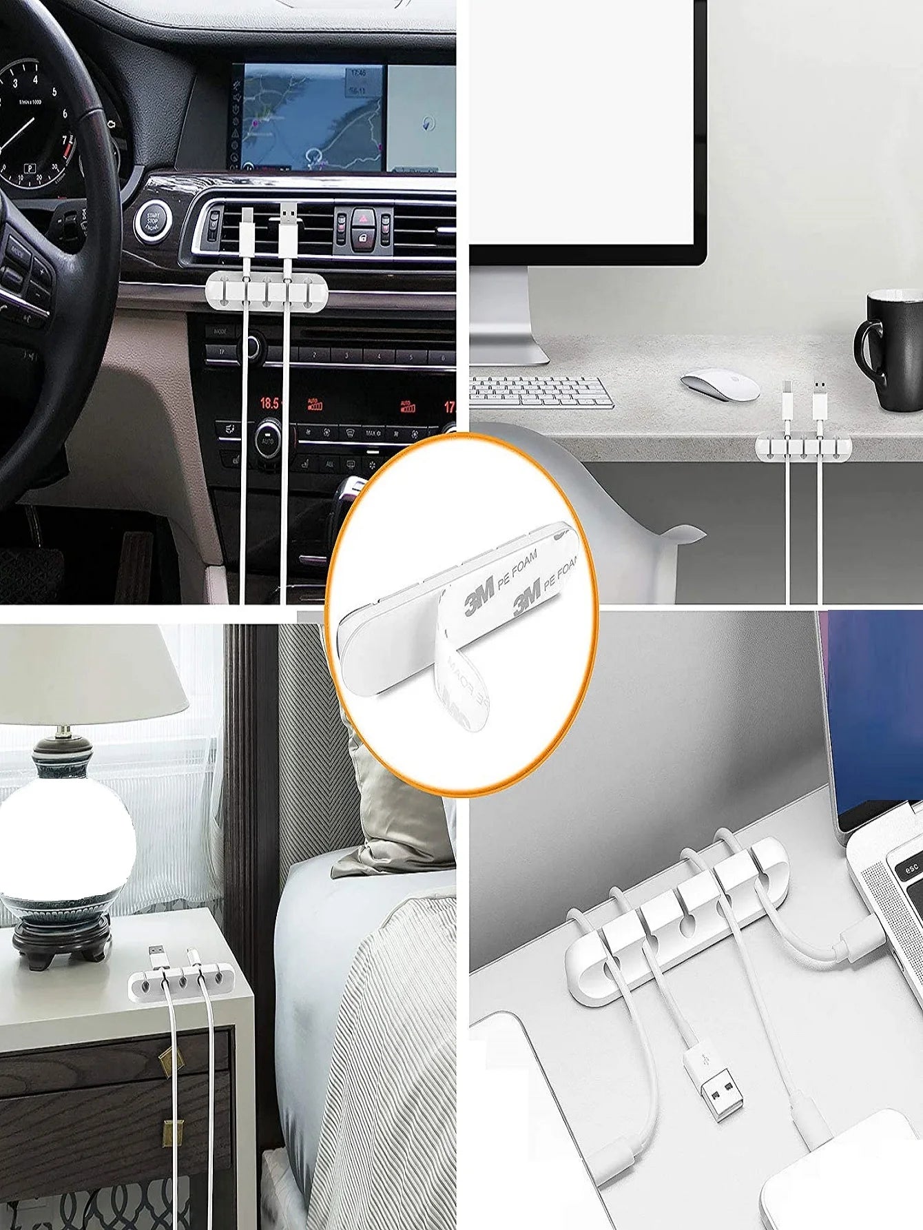 Silicone USB Cable  Winder Desktop