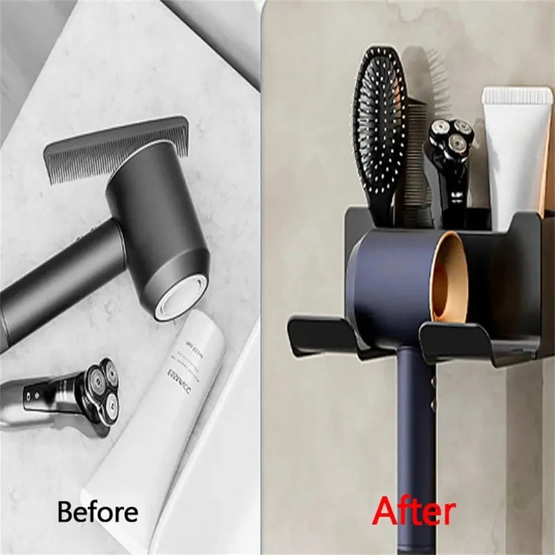 Hair Dryer Organizer Storage Bathroom Accessories