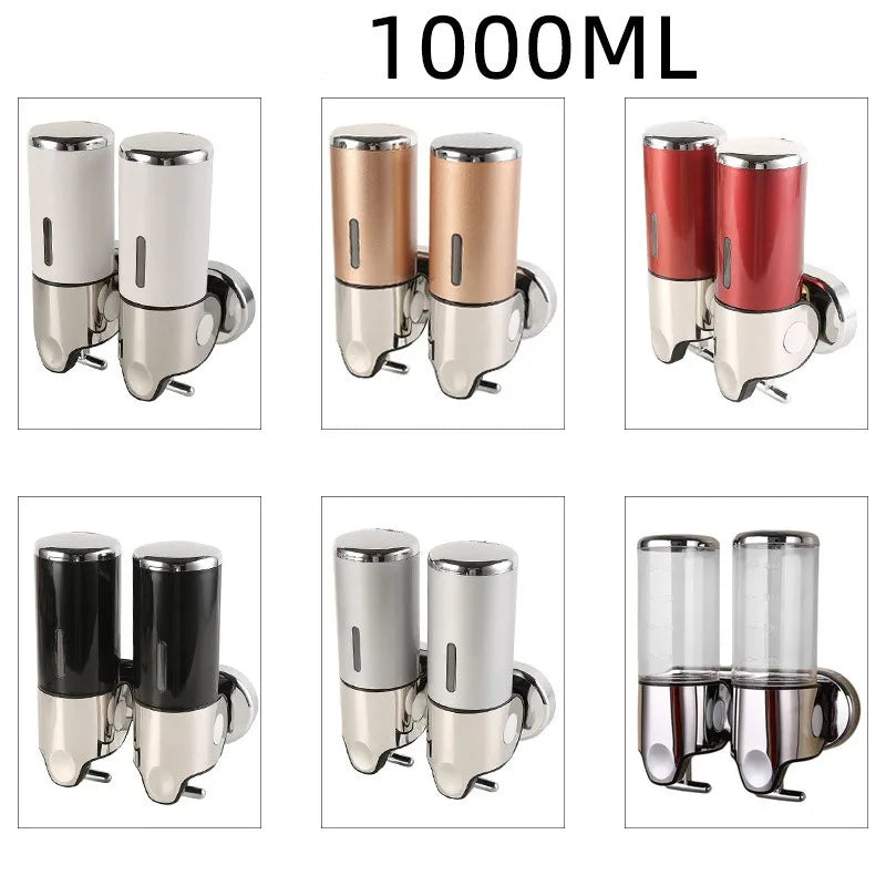 Holder Wall Mount Soap Shampoo Gel Shower Liquid Container For Bathroom Accessorie