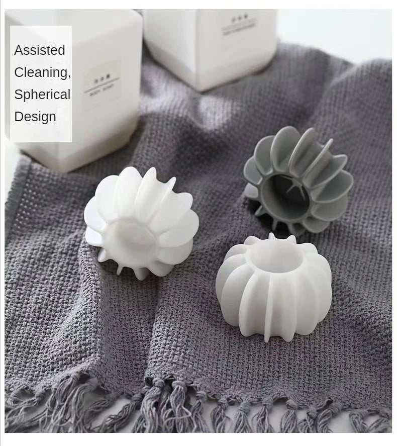 Laundry Ball Reusable Silicone Clothes Hair Cleaning Tools Pet Hair Remover .