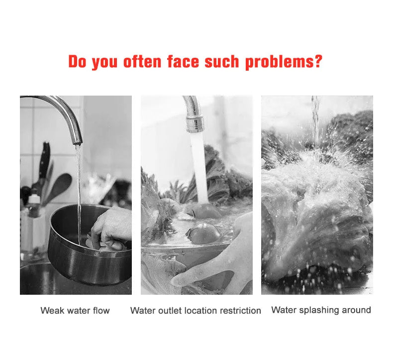 Kitchen gadgets 2/3 Mode Faucet 360 Degree Rotation Filter Extension