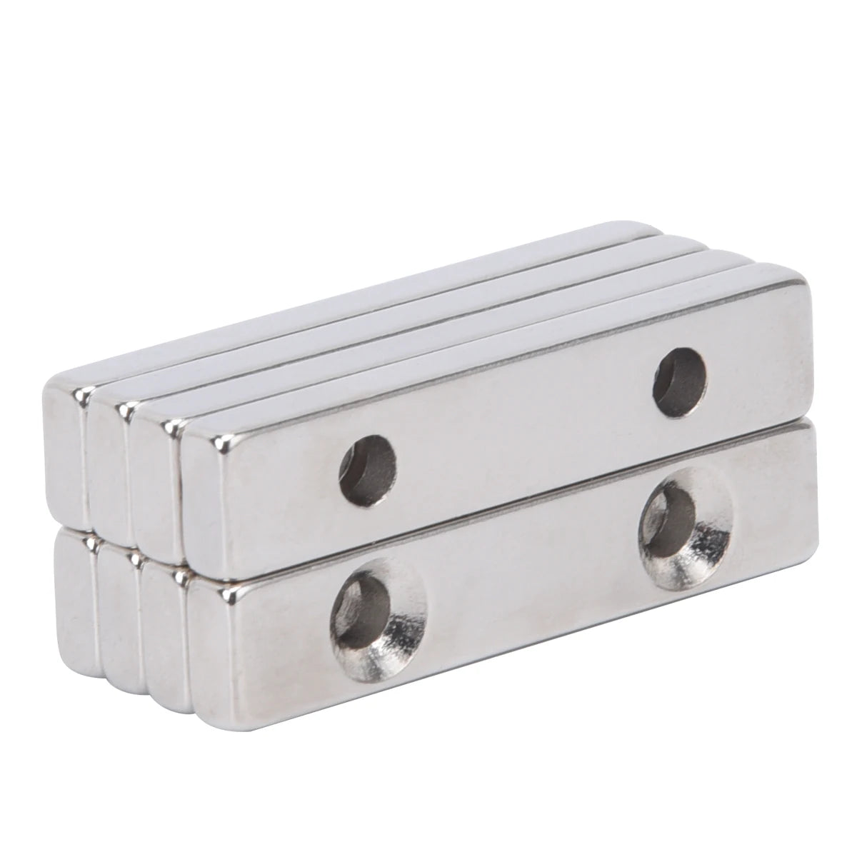 Square Block Neodymium Magnets with Countersunk Hole N35 NdFeB Powerful Permanent Magnetic Strong Rectangle Fridge Magnet
