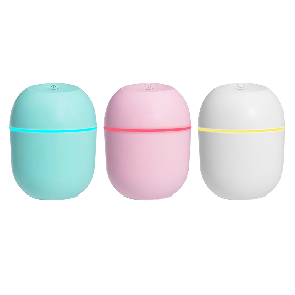 Portable USB Ultrasonic Air  Oil Diffuser Car Purifier Aroma Anion Mist Maker with LED Lamp
