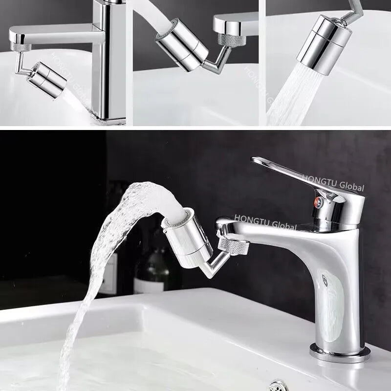 360° Rotary Kitchen Faucet Spray Head Filter washbasin Splash proof Adapter 2 Mode