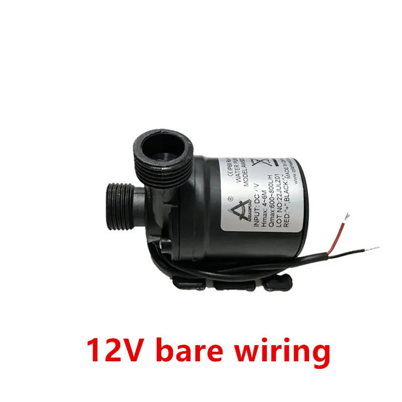 Quiet Water Pump Mini DC12V/24V Brushless Motor Submersible Aquarium Water Pump