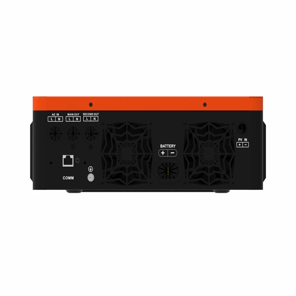 PowMr 6.2KW 4.2KW Hybrid Solar Inverter On Grid Pure Sine Wave Inverter 24V 48V 230V Dual Output with MPPT 120A Solar Charger