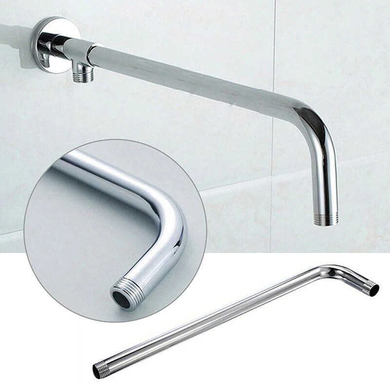 15-52cm Shower Head Extension Arm Wall Mounted Stainless Steel