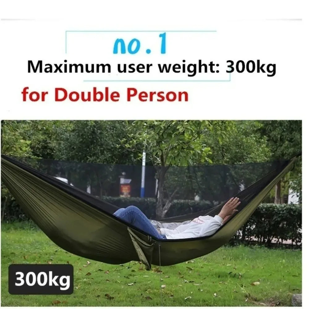 Outdoor Camping Hammock With Mosquito  250x120cm