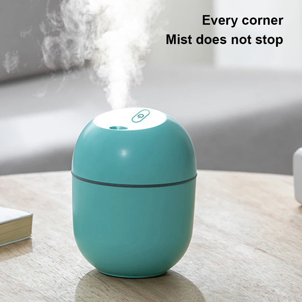 Portable USB Ultrasonic Air  Oil Diffuser Car Purifier Aroma Anion Mist Maker with LED Lamp
