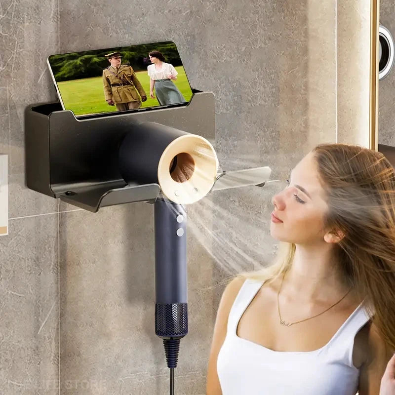 Hair Dryer Organizer Storage Bathroom Accessories