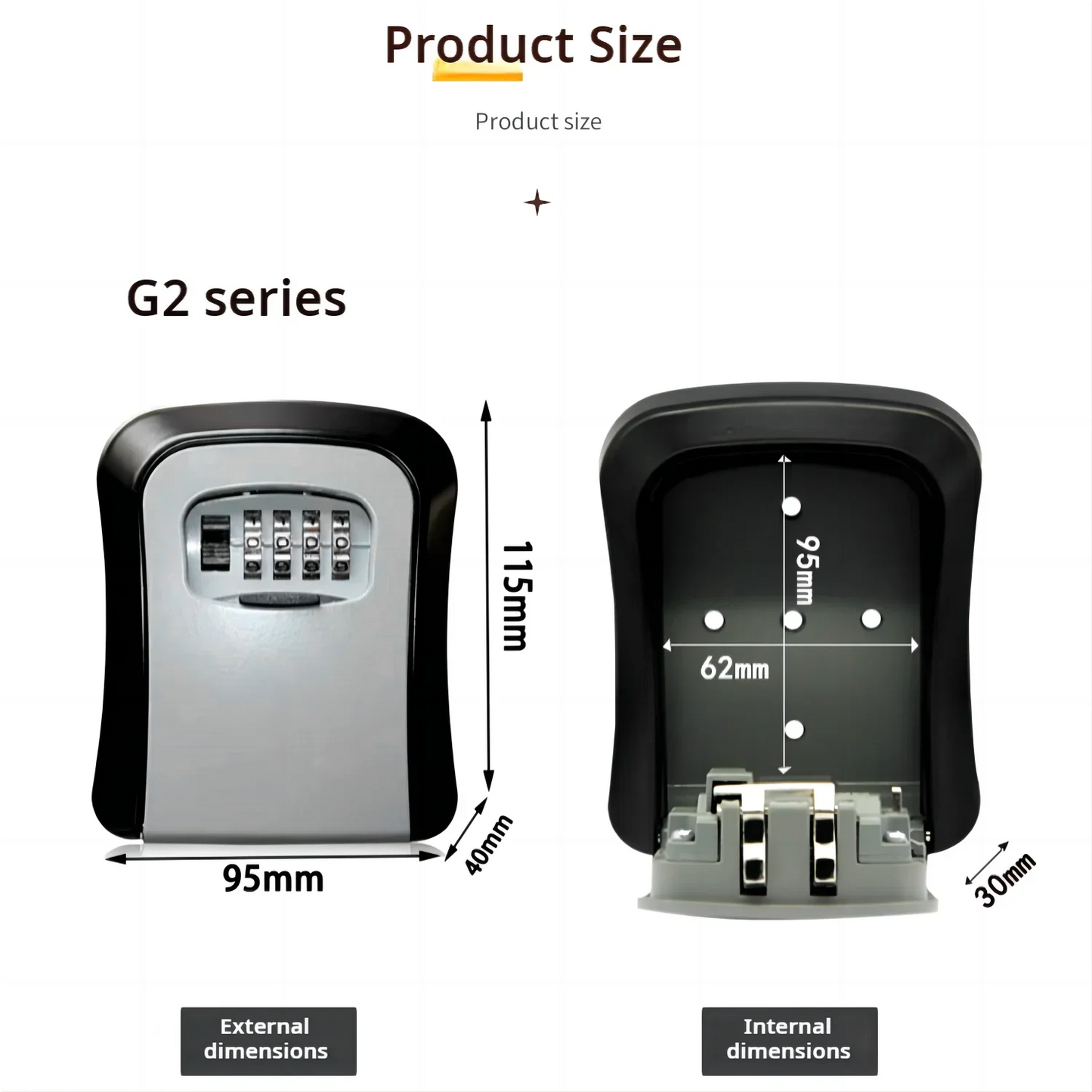 Key Keeper Combination Lock Wall