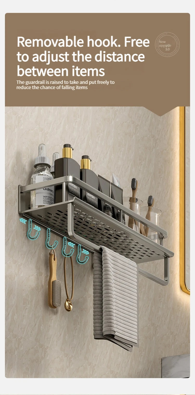 bathroom rack bathroom shelf toilet space aluminum hanging