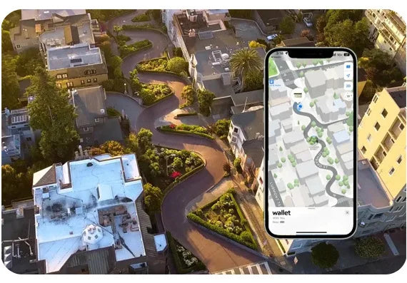 Tracking card wallet GPS locator