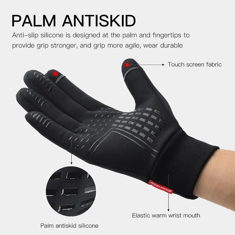 Winter Glove Warm Touch Screen Gym Fitness Full Finger Gloves For Men Women