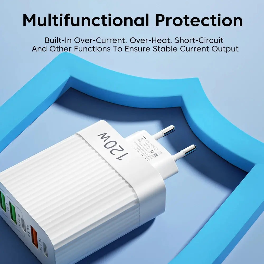 USB Fast Charger 5 Ports